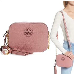 Tory Burch McGraw Leather Camera Bag